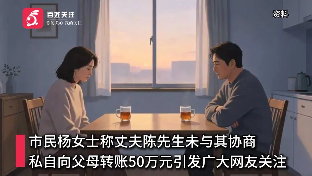 年薪25万的丈夫瞒着妻子向父母偷偷转账50万“尽孝”,妻子认为其对婚姻不忠起诉离婚