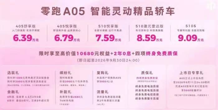 510公里续航,还有激光雷达! 这台小车6.39万起售